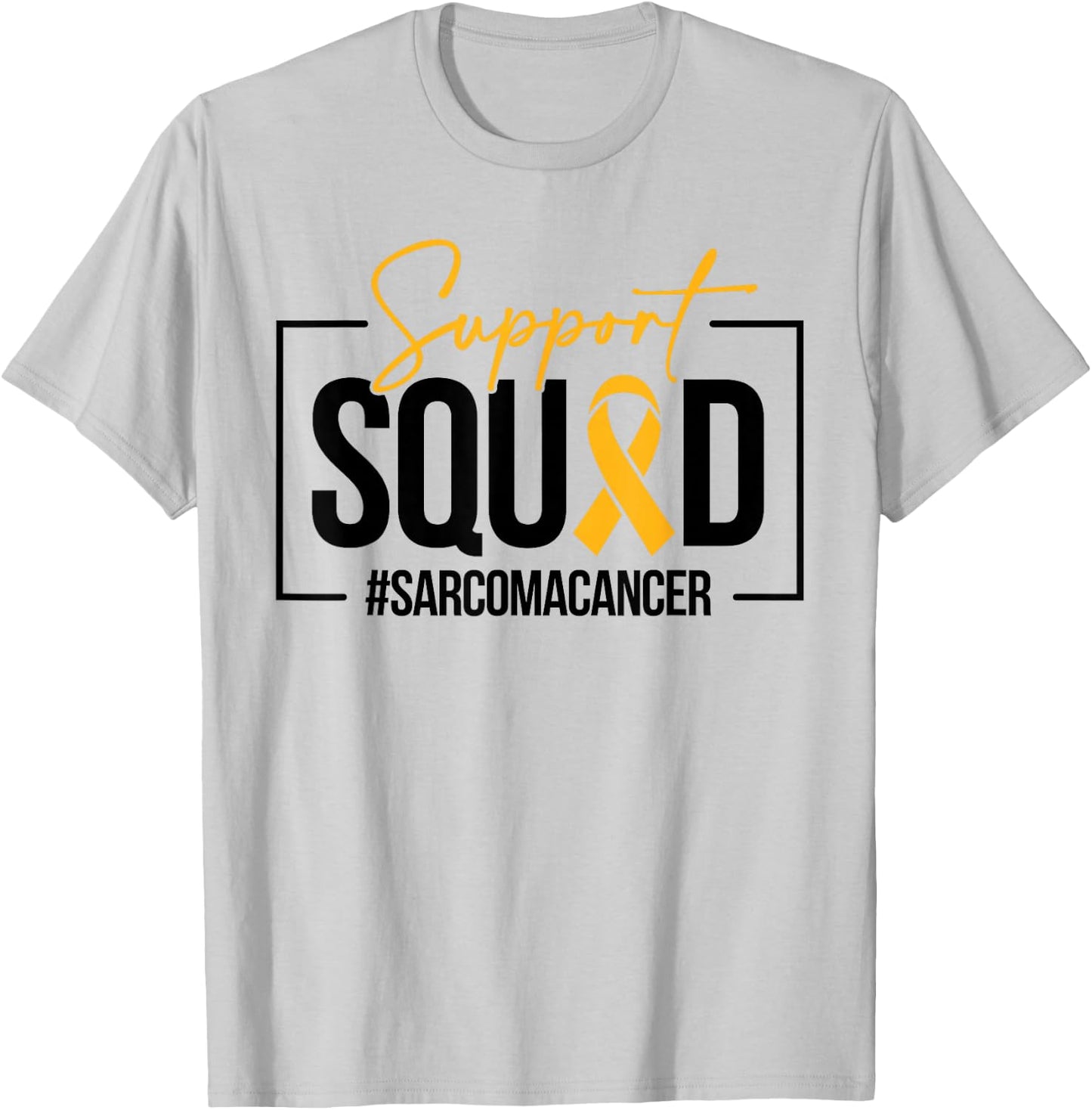 Sarcoma Cancer Awareness Support Squad Matching T-Shirt - T-Shirt | Ash