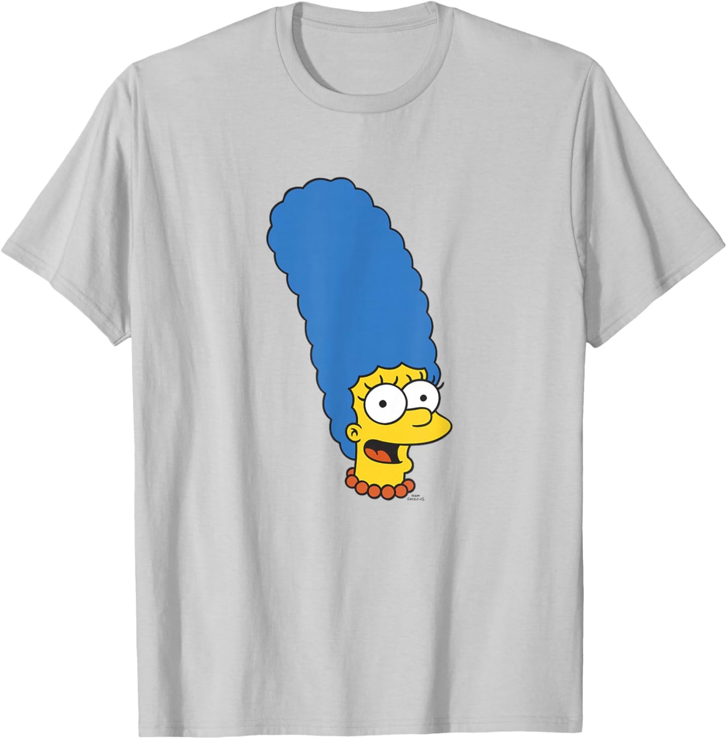 The Simpsons Marge Simpson Big Face T-Shirt - T-Shirt | Ash