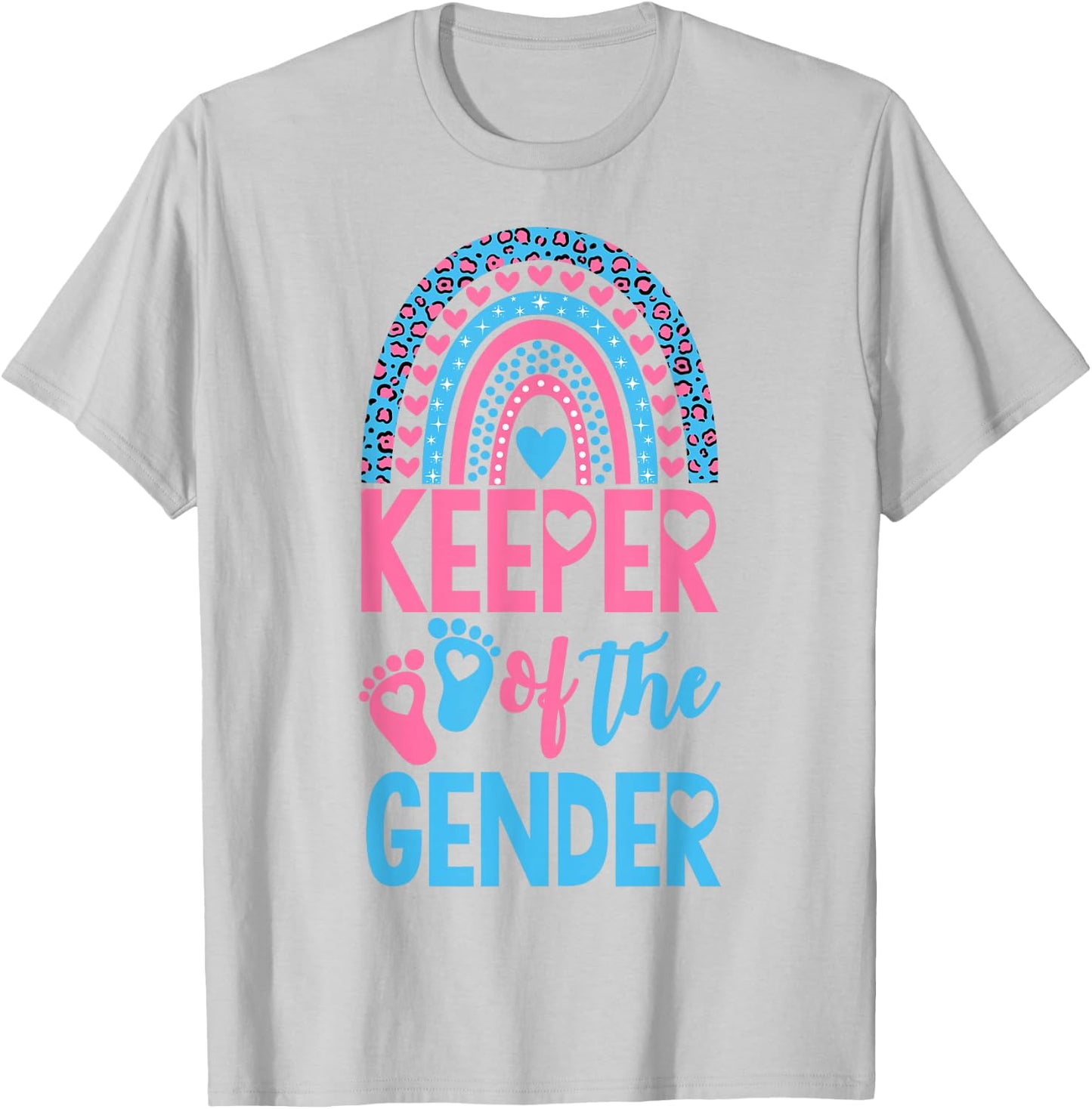 Gender Reveal Keeper of the Gender Boho Gender Reveal T-Shirt - T-Shirt | Ash