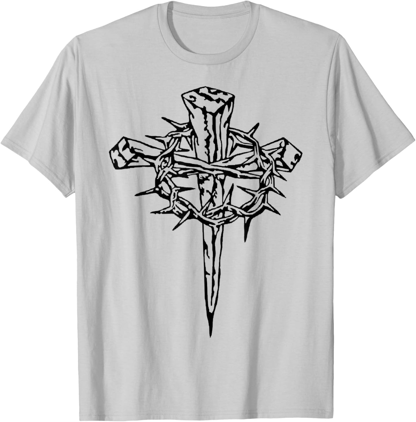 1 Cross 3 Nails 4 Given Easter Christian Forgiven T-Shirt - T-Shirt | Ash