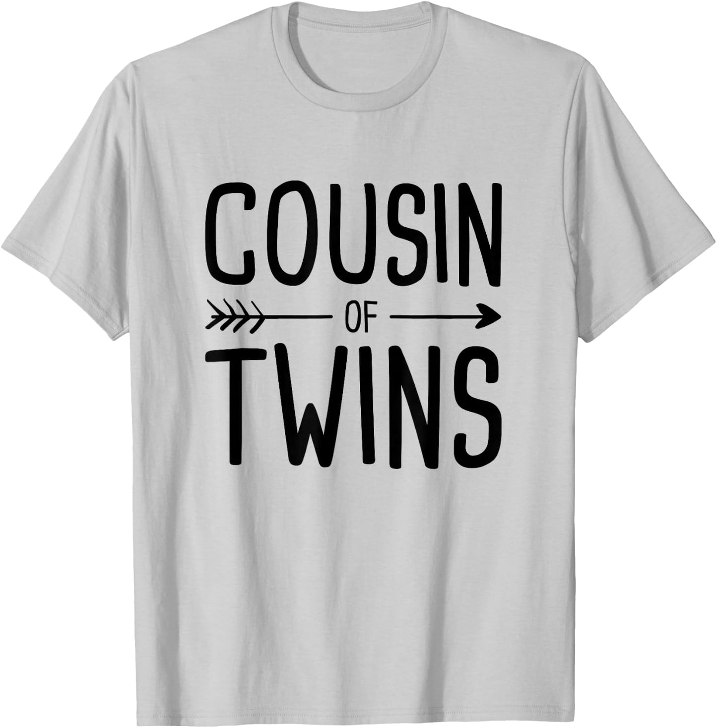 Cousin of Twins T-Shirt - T-Shirt | Ash