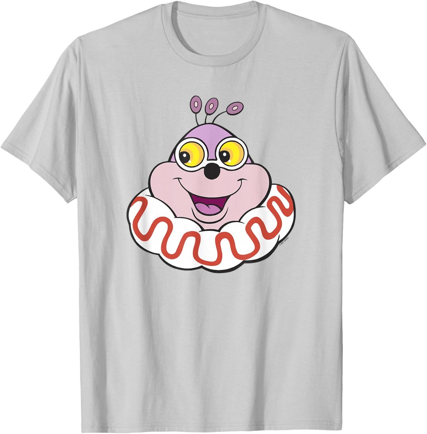 Candy Land Halloween Jolly Big Face T-Shirt - T-Shirt | Ash