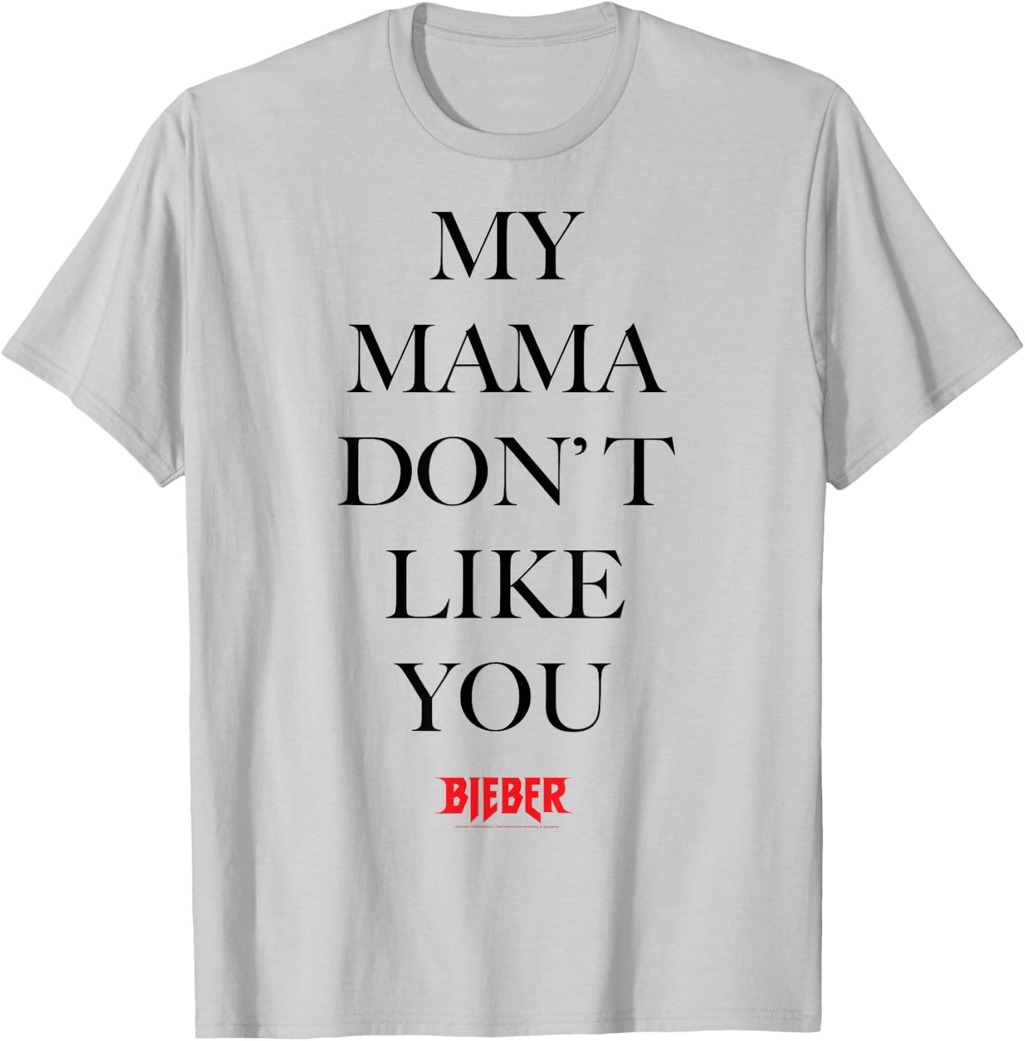 Justin Bieber Official Love Yourself T-Shirt - T-Shirt | Ash