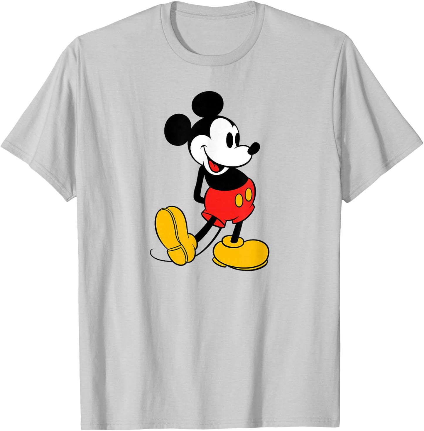 Disney - Classic Mickey Mouse T-Shirt - T-Shirt | Ash
