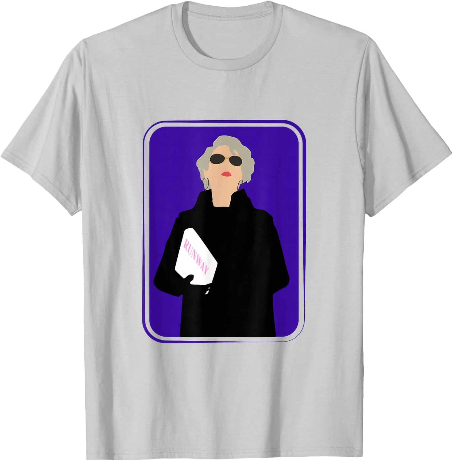 Miranda Runway Fashion Woman Model T-Shirt - T-Shirt | Ash