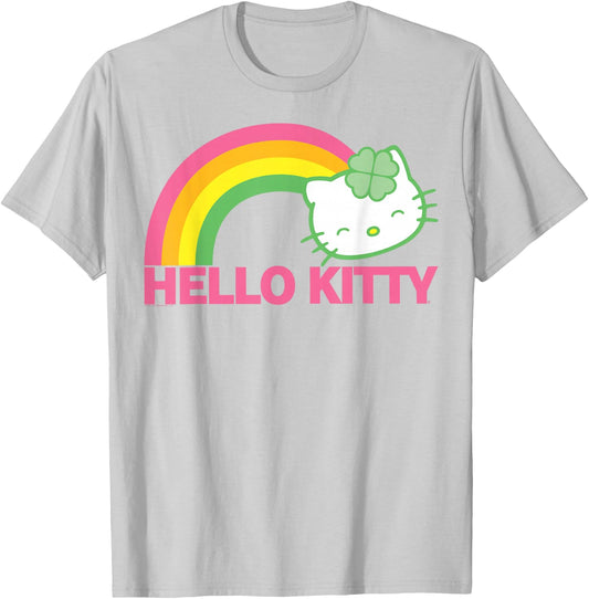 Hello Kitty St. Patrick's Rainbow Shirt T-Shirt - T-Shirt | Ash