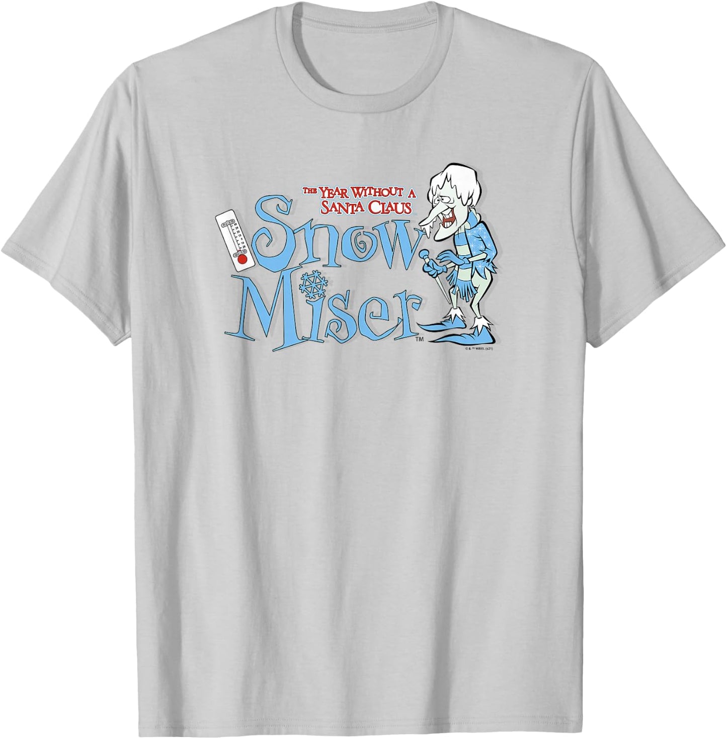 The Year Without A Santa Claus Snow Miser Logo T-Shirt - T-Shirt | Ash