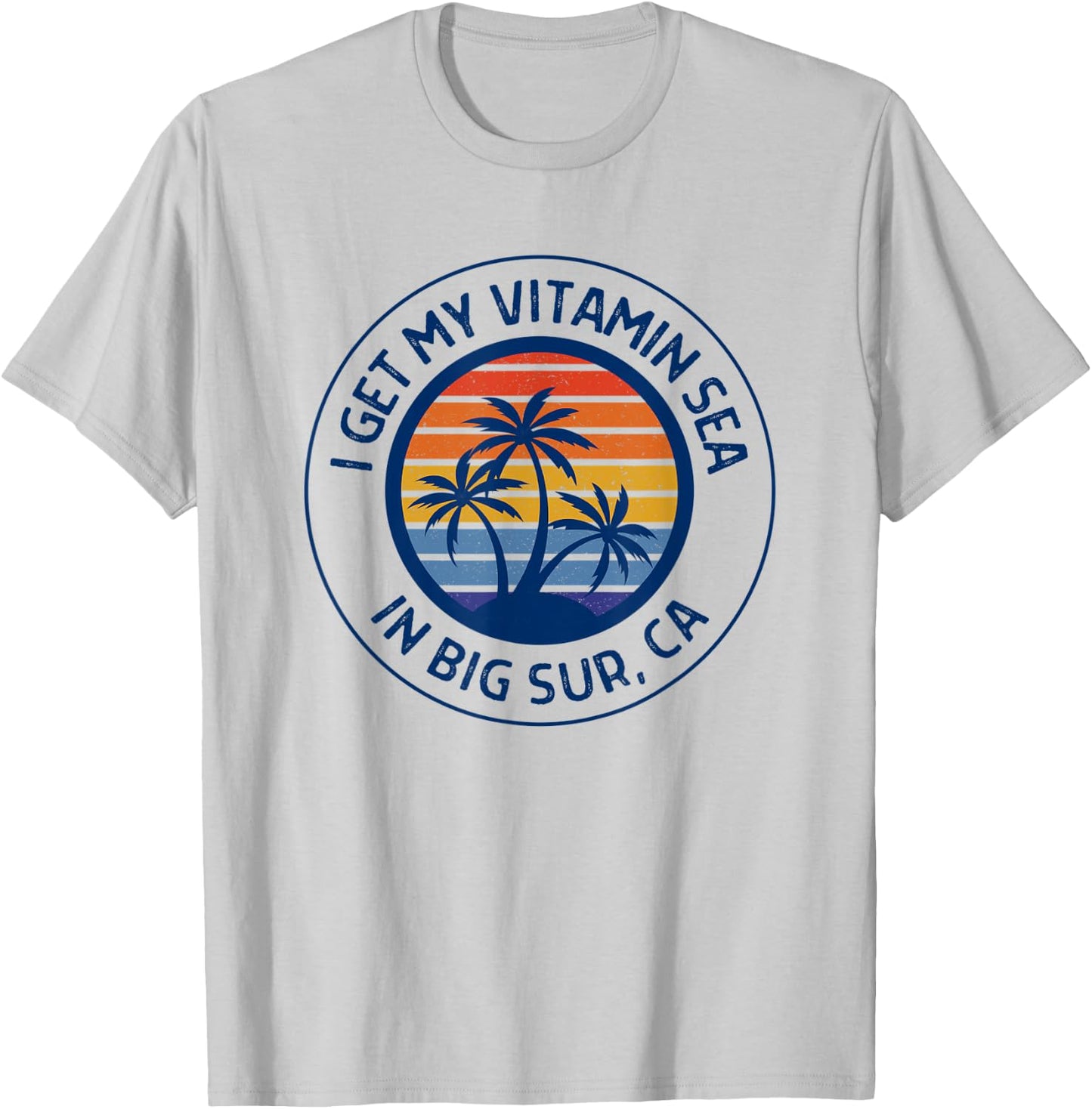 Big Sur CA Fun Big Sur Beach Vacation Big Sur California Women Kids T-Shirt - T-Shirt | Ash