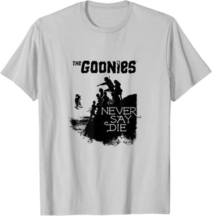 The Goonies Group Silhouette Coast T-Shirt - T-Shirt | Ash