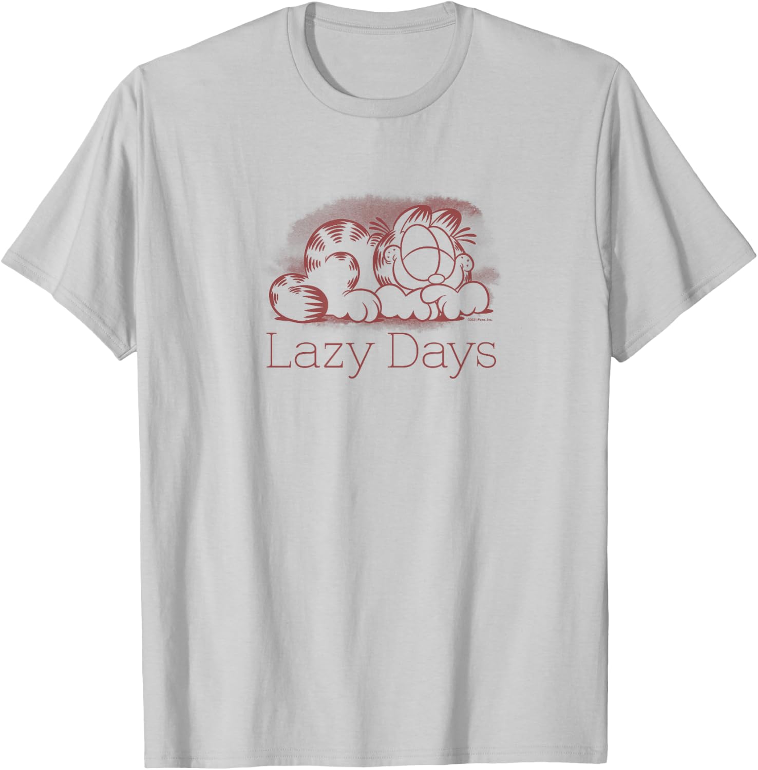 Garfield Fall Lazy Days T-Shirt - T-Shirt | Ash