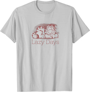 Garfield Fall Lazy Days T-Shirt - T-Shirt | Ash