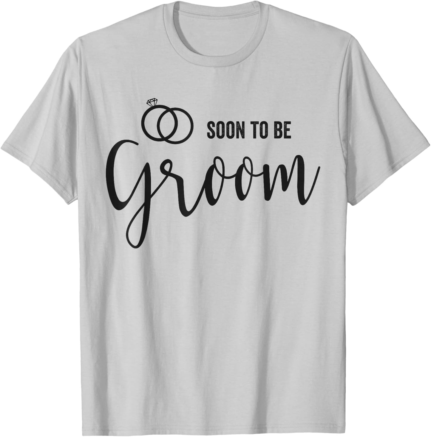 Soon to be Groom to be Wedding Engagement T-Shirt - T-Shirt | Ash