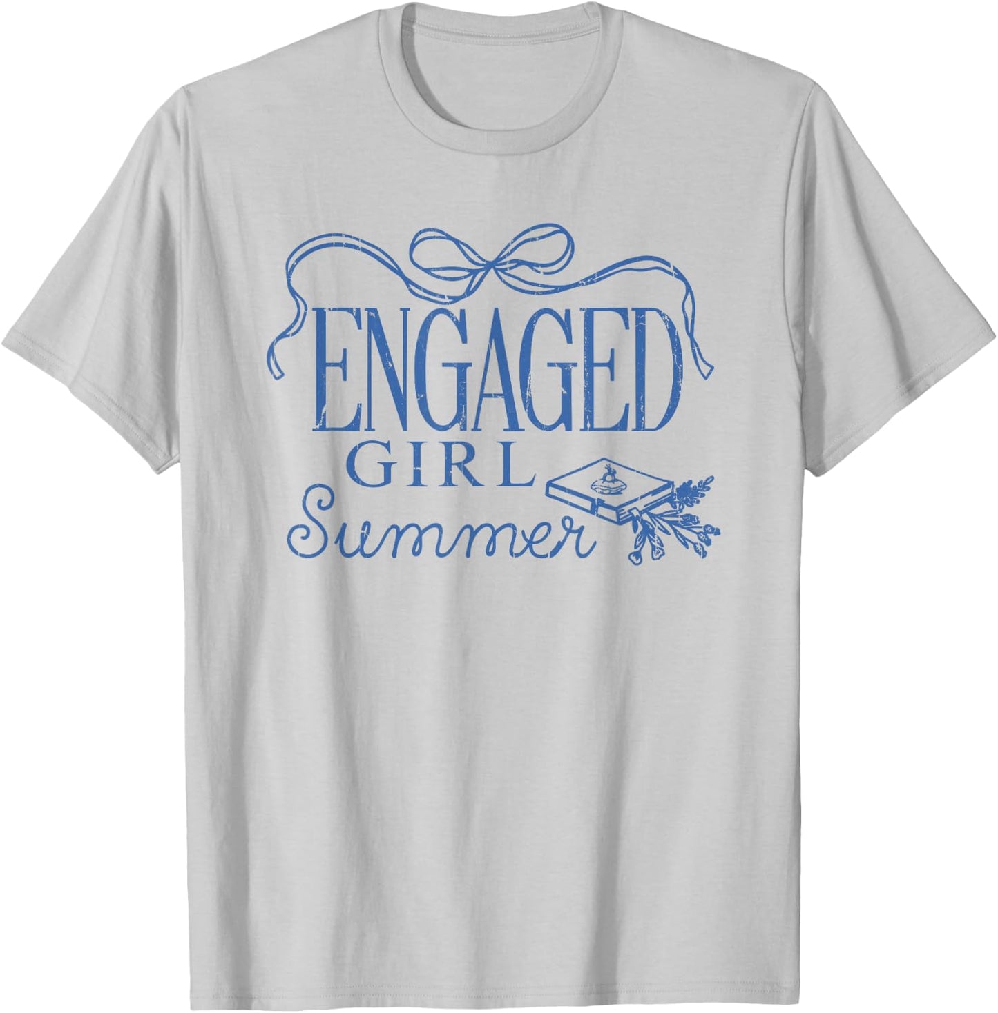 Engaged Girl Summer, Bride To Be, Future Mrs T-Shirt - T-Shirt | Ash