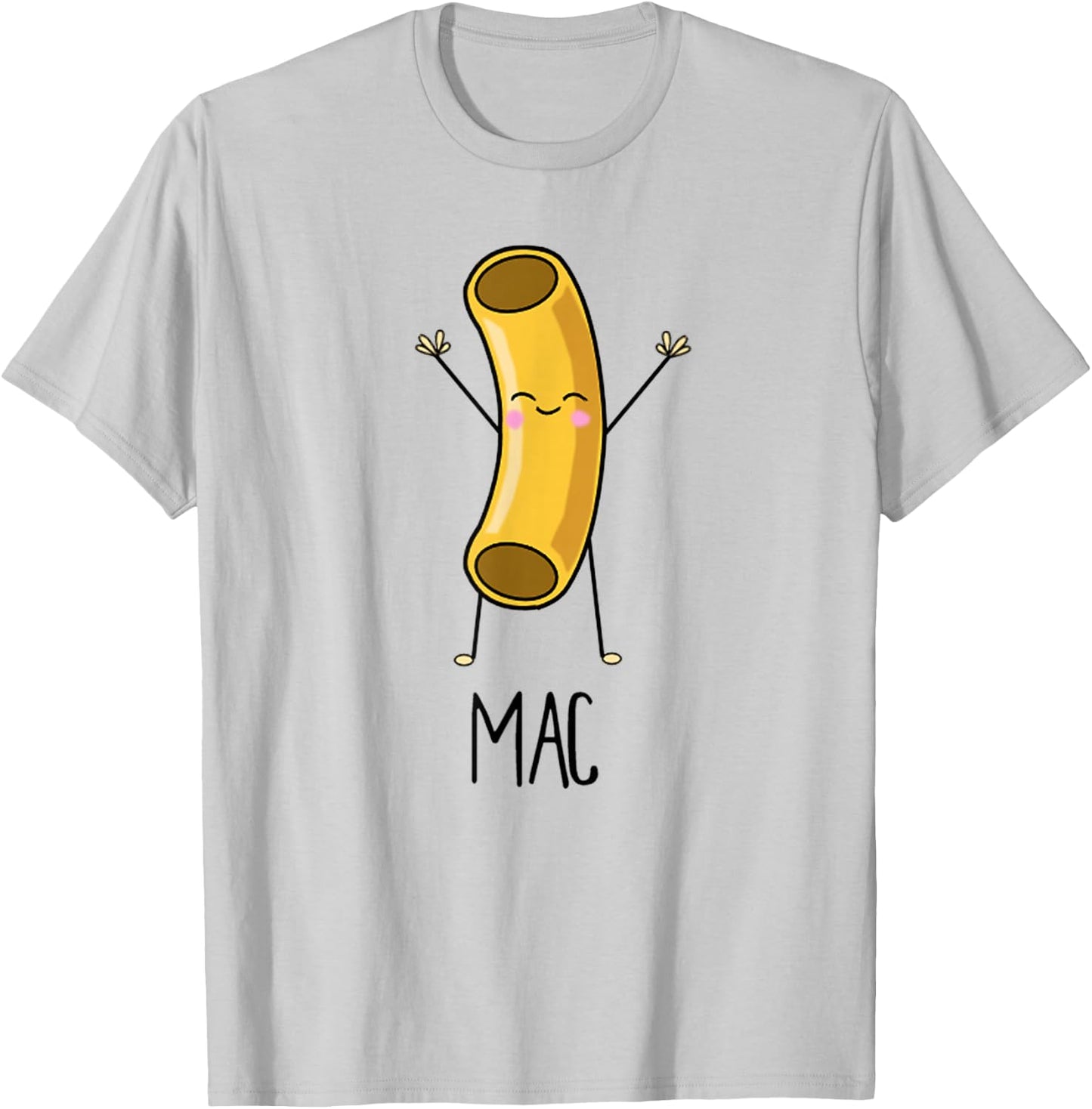 Kawaii Macaroni Mac Cute BFF Shirts T-Shirt - T-Shirt | Ash