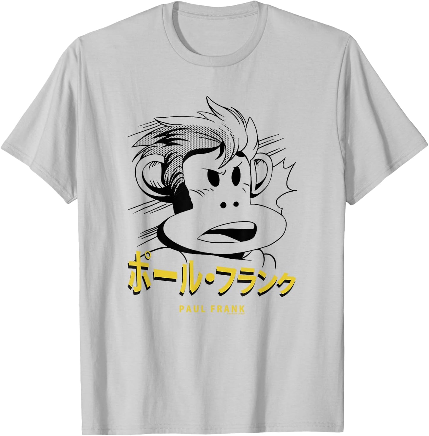 Paul Frank Julius Kanji Poster T-Shirt - T-Shirt | Ash