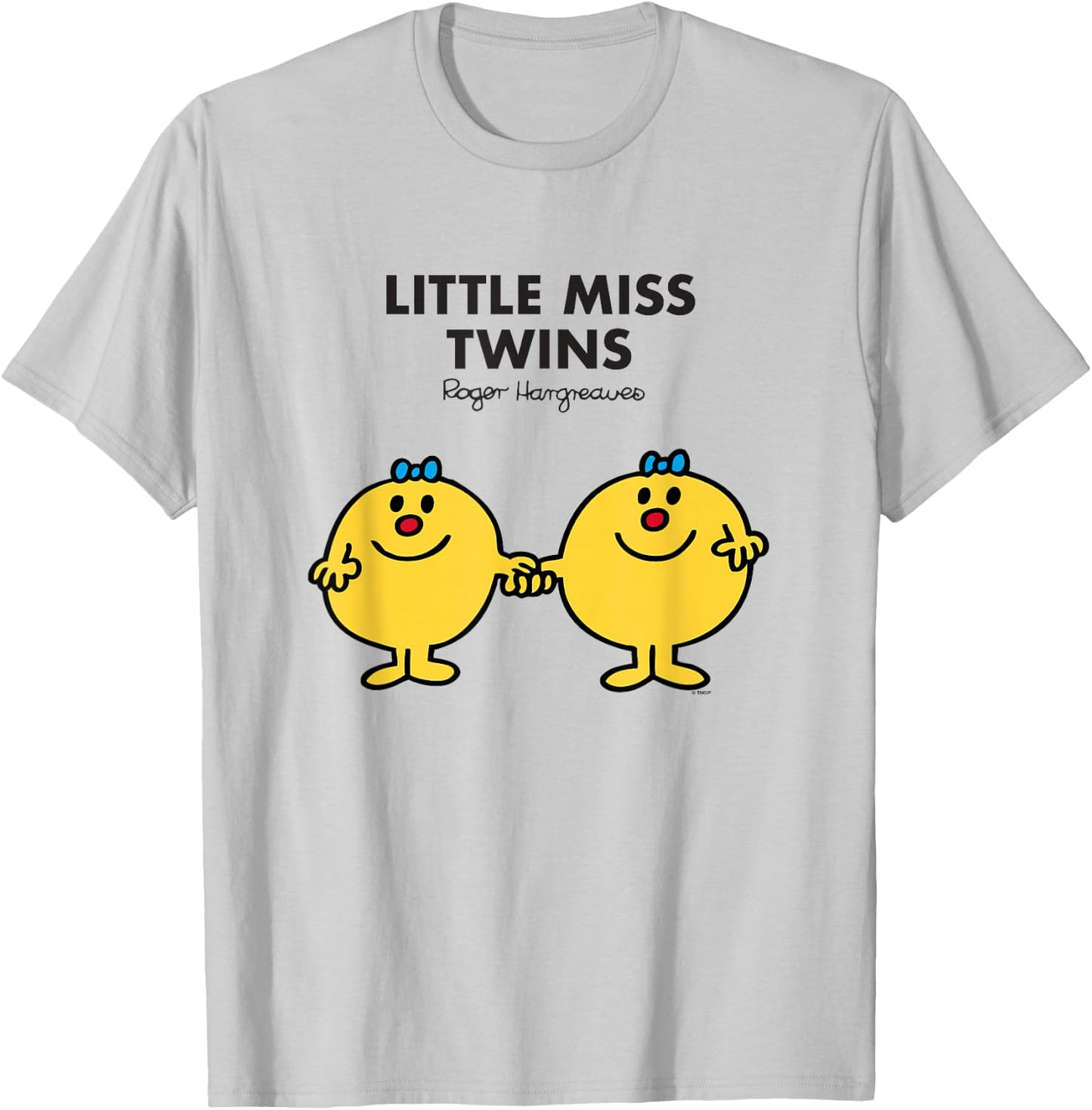 Mr. Men Little Miss Twins T-Shirt - T-Shirt | Ash