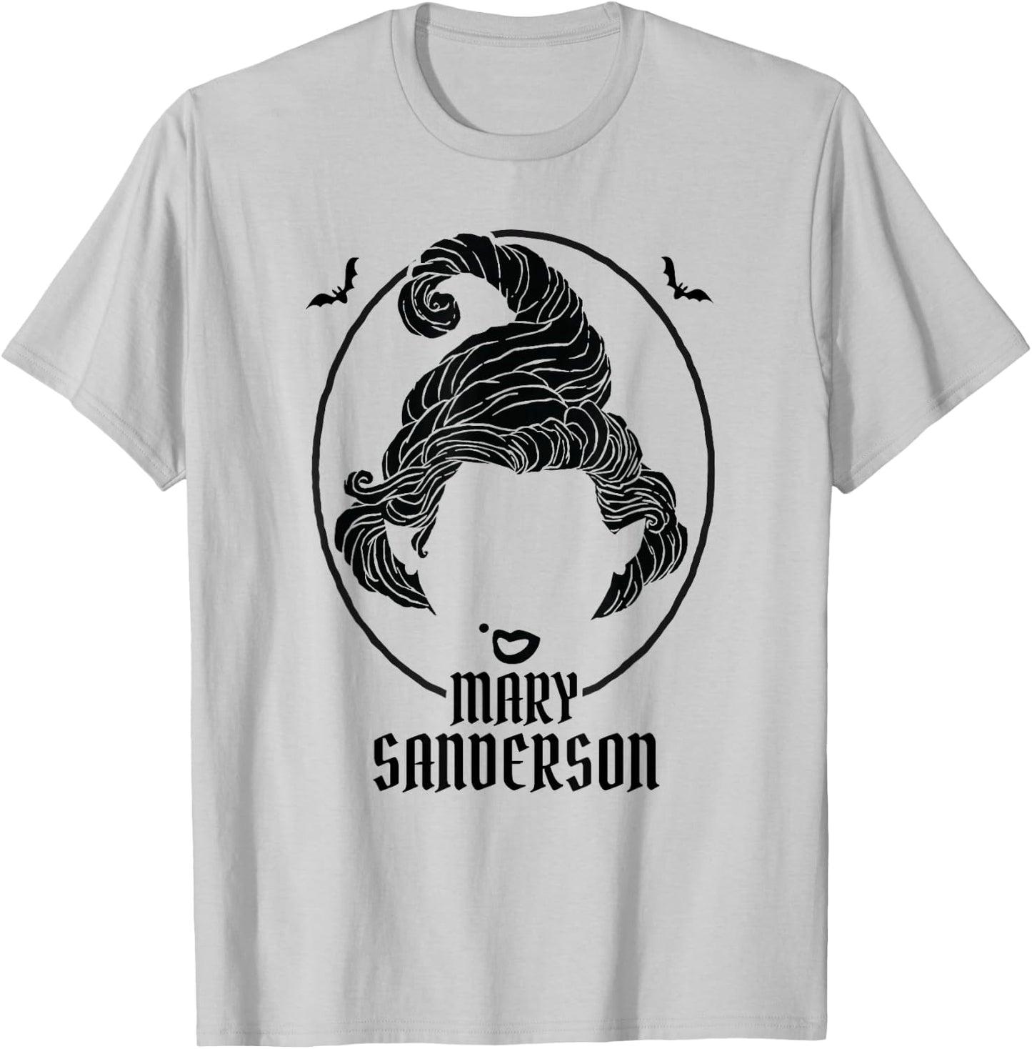 Disney Halloween Hocus Pocus Mary Sanderson Silhouette T-Shirt - T-Shirt | Ash
