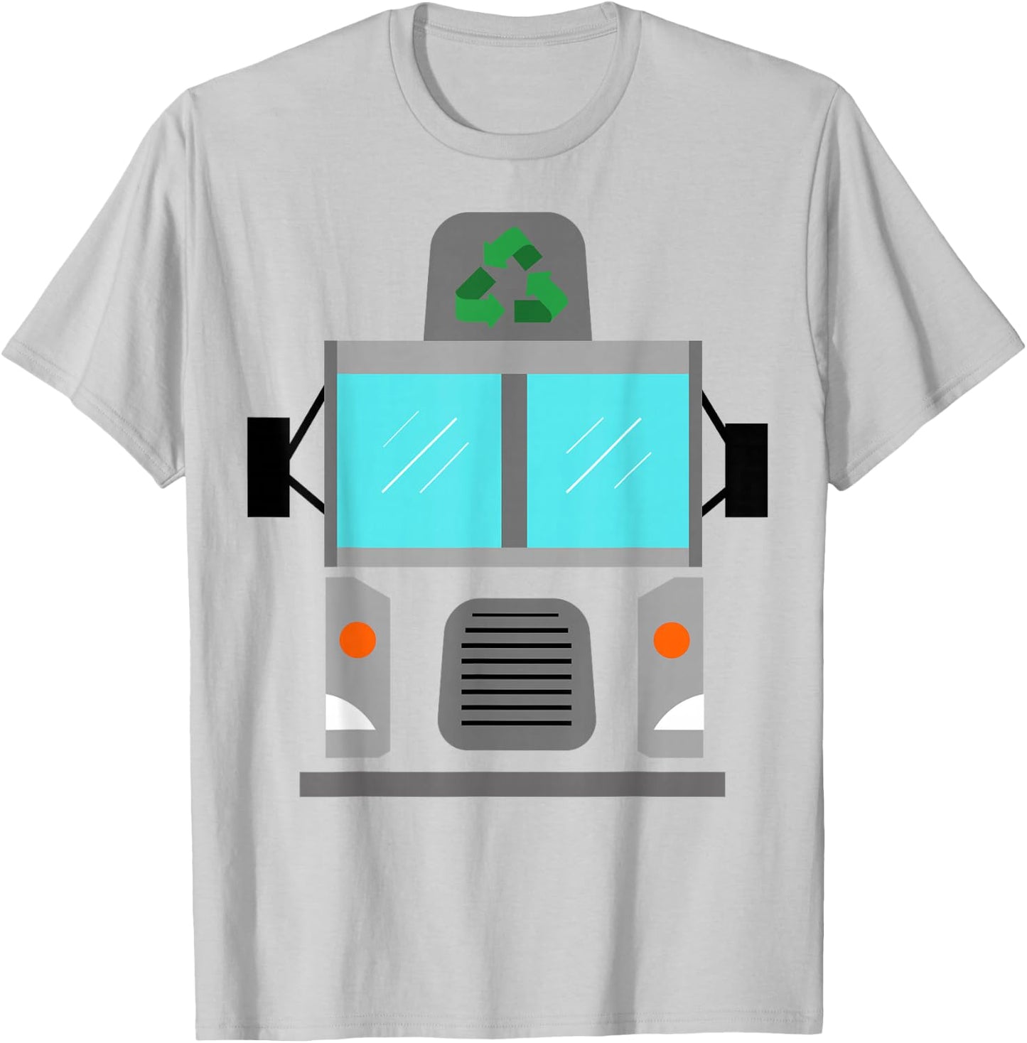 Trash Truck Halloween Birthday Costume Pajama Kids Toddler T-Shirt - T-Shirt | Ash