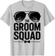 The Groom Squad Sunglasses Wedding Bachelor Party Groomsmen T-Shirt - T-Shirt | Ash