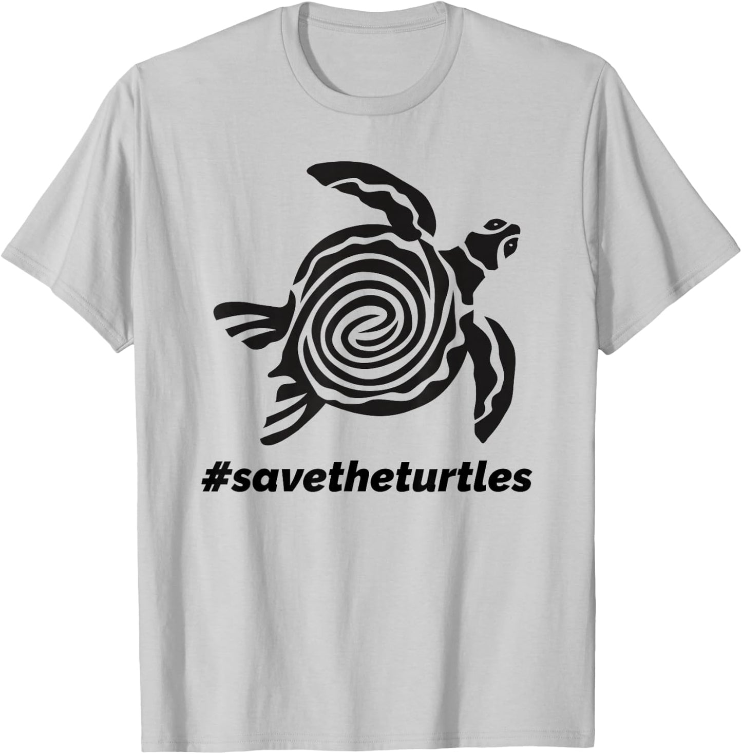 Save The Sea Turtles Conservancy Keep The Ocean Plastic Free T-Shirt - T-Shirt | Ash