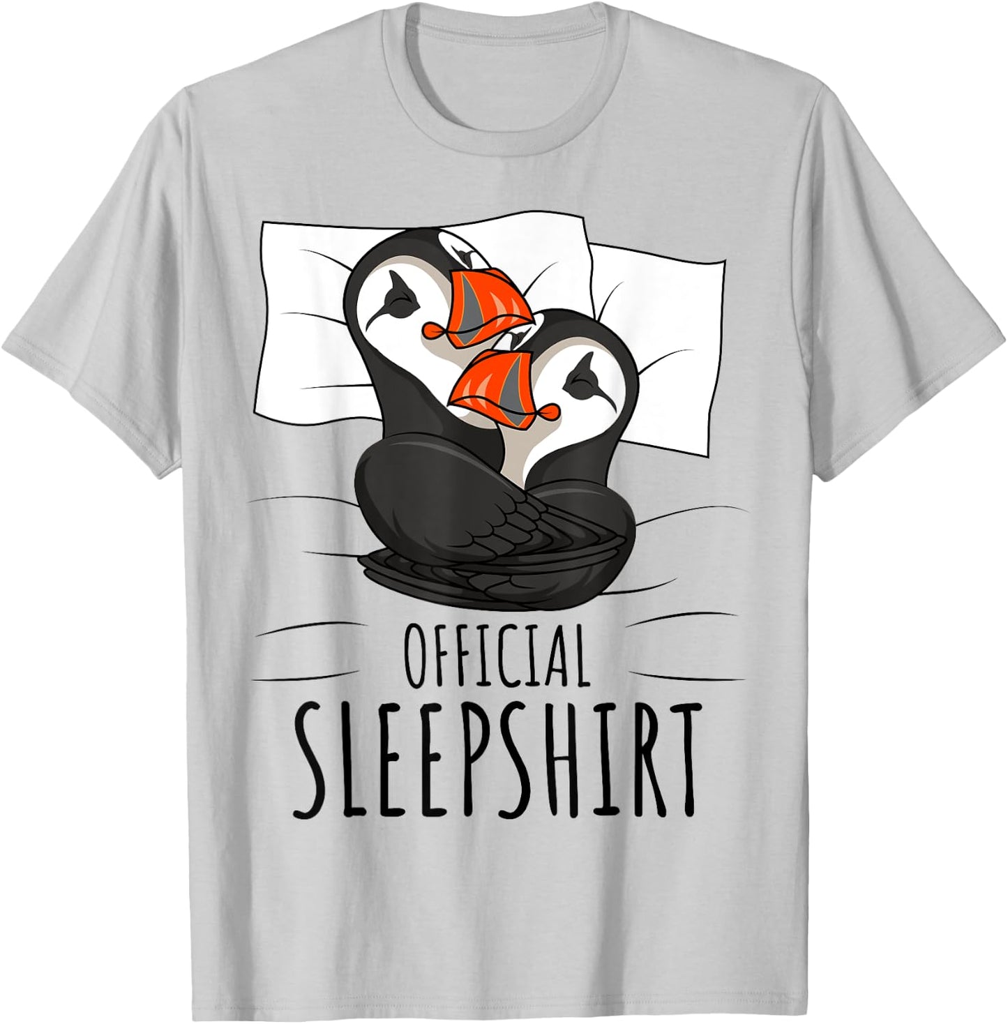Puffin Official Sleepshirt T-Shirt - T-Shirt | Ash