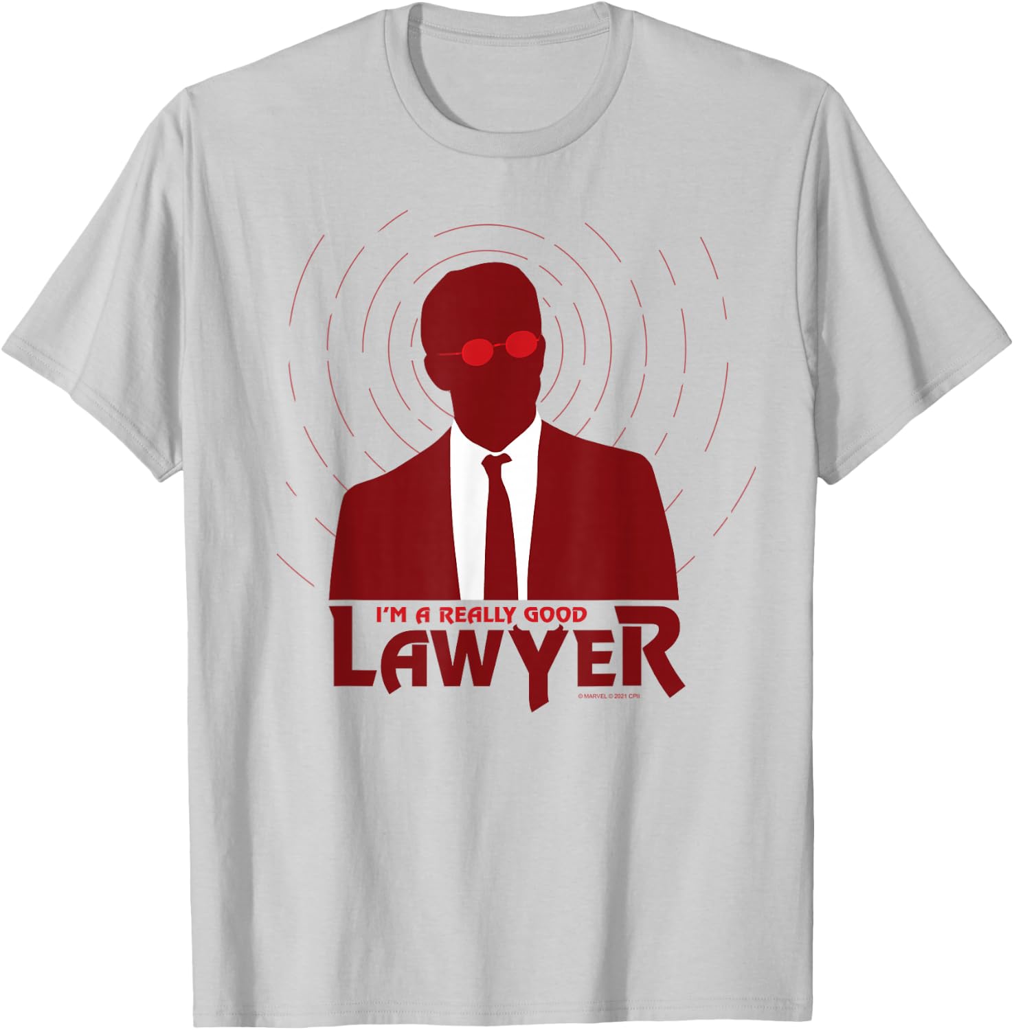 Marvel Spider-Man: No Way Home Matt Murdock Good Lawyer Small T-Shirt - T-Shirt | Ash