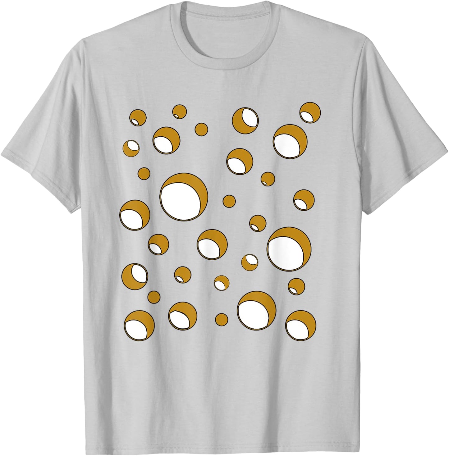 Cheese Costume Swiss Gouda Brie Cheddar Halloween Matching T-Shirt - T-Shirt | Ash
