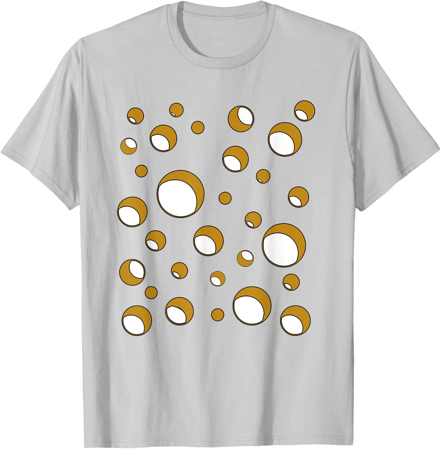 Cheese Costume Swiss Gouda Brie Cheddar Halloween Matching T-Shirt - T-Shirt | Ash