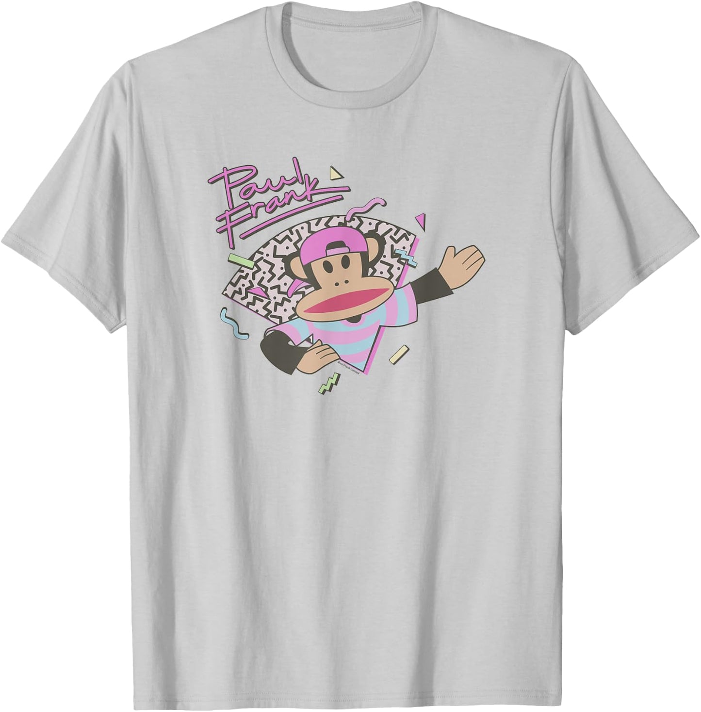 Paul Frank Julius Retro 90s Poster T-Shirt - T-Shirt | Ash