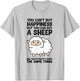 You Cant Buy Happiness But You Can Buy A Sheep T-Shirt - T-Shirt | Ash