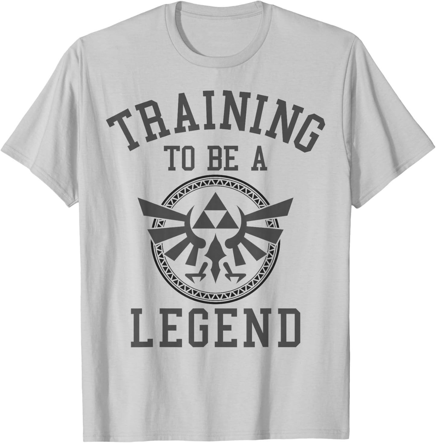 Nintendo Zelda Training to Be A Legend Badge Graphic Small T-Shirt - T-Shirt | Ash
