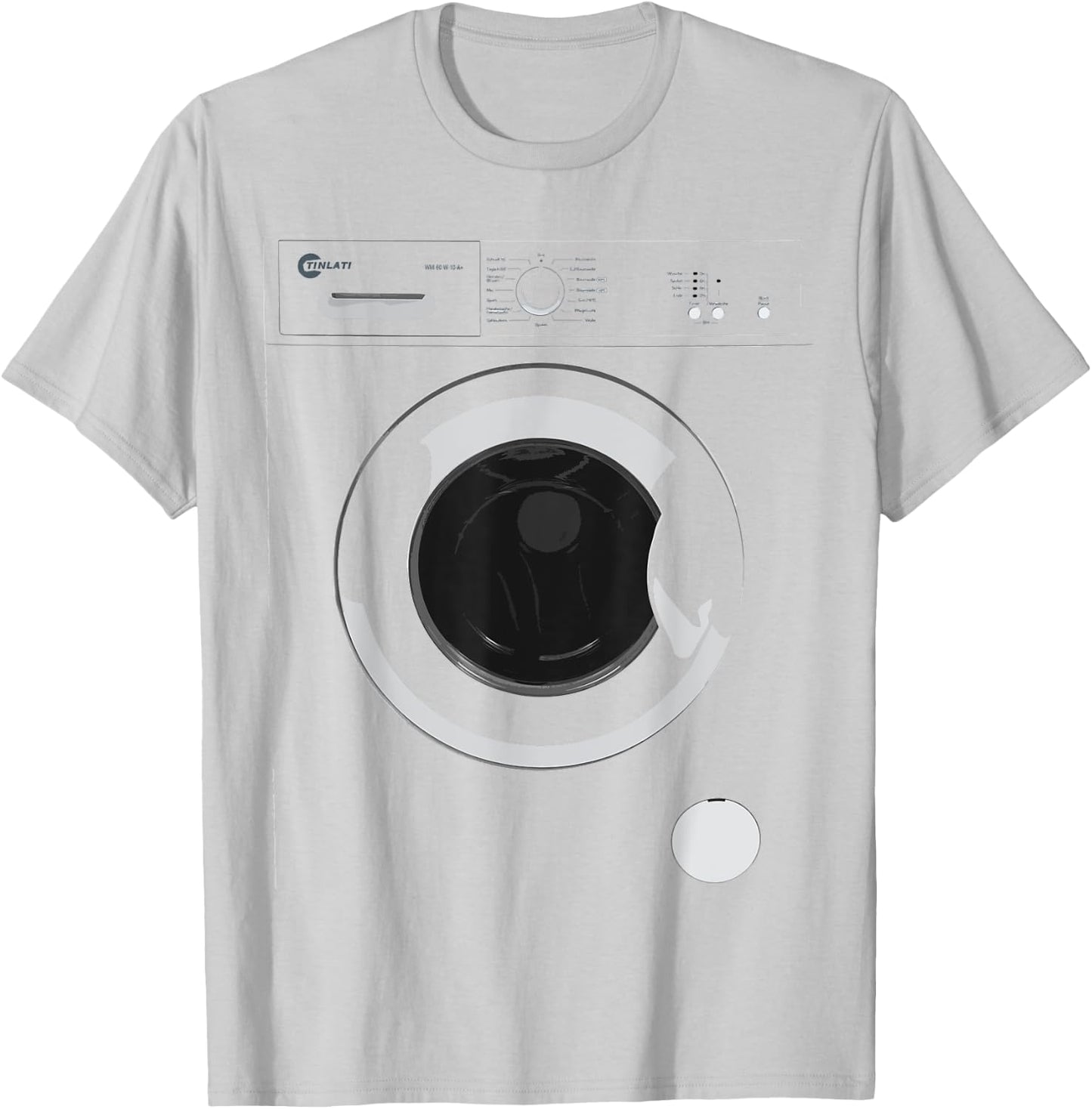 Washing Machine Costume Funny Tech Designs for Halloween T-Shirt - T-Shirt | Ash