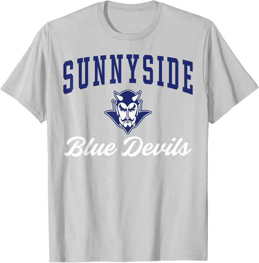 Sunnyside High School Blue Devils C3 T-Shirt - T-Shirt | Ash