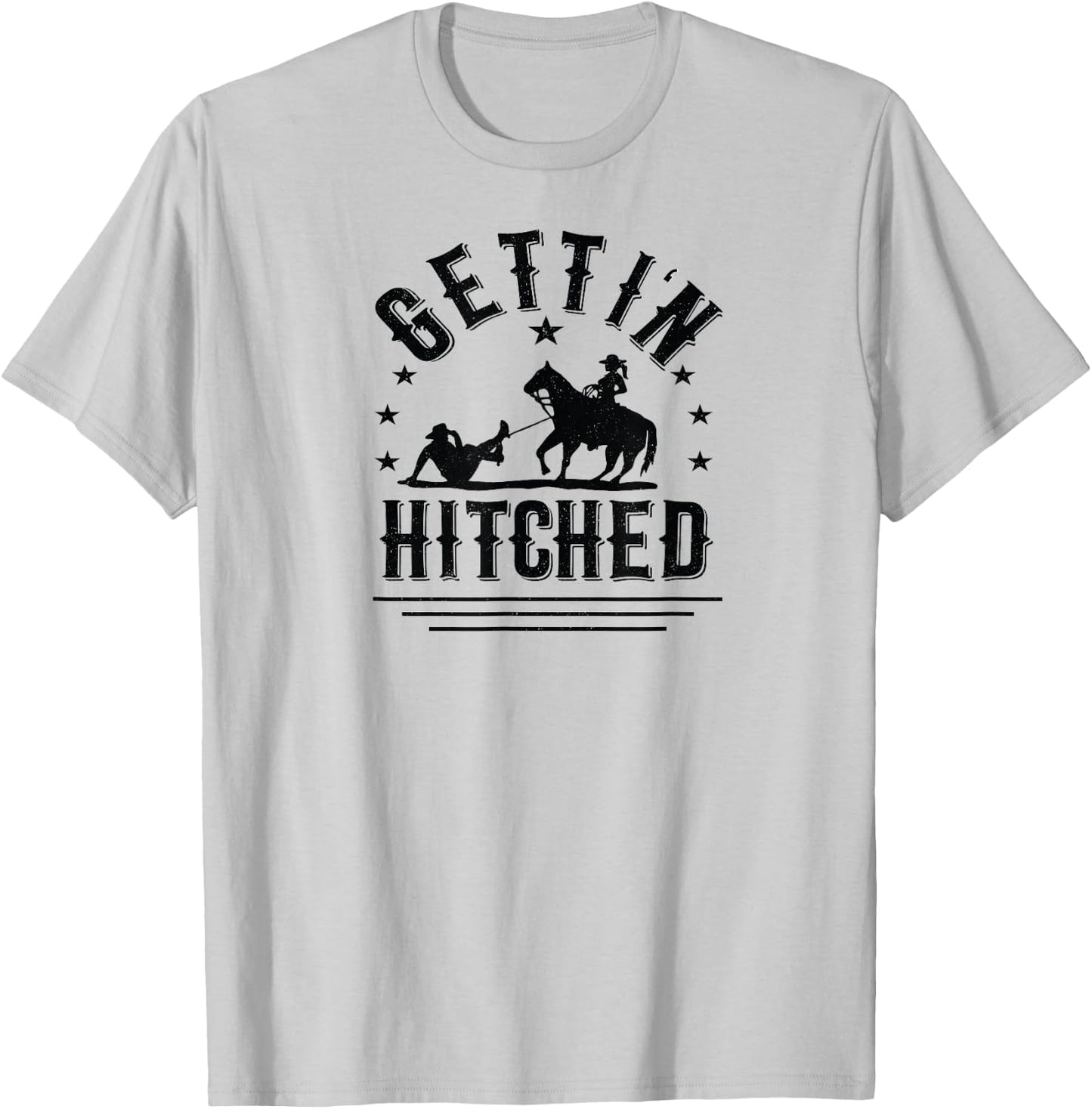 Getting Hitched Bachlorette shirt T-Shirt - T-Shirt | Ash