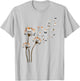 Papillon Dogs Flower Fly Dandelion Shirt Dog Mama Dog Lover T-Shirt - T-Shirt | Ash