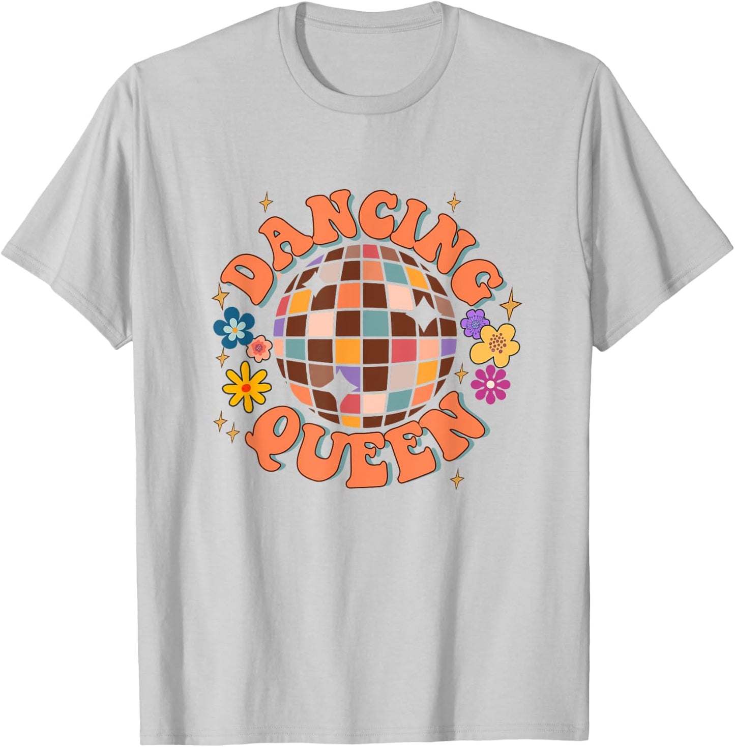 Dancing Queen Retro Bridesmaids 70’s Disco Bachelorette T-Shirt - T-Shirt | Ash