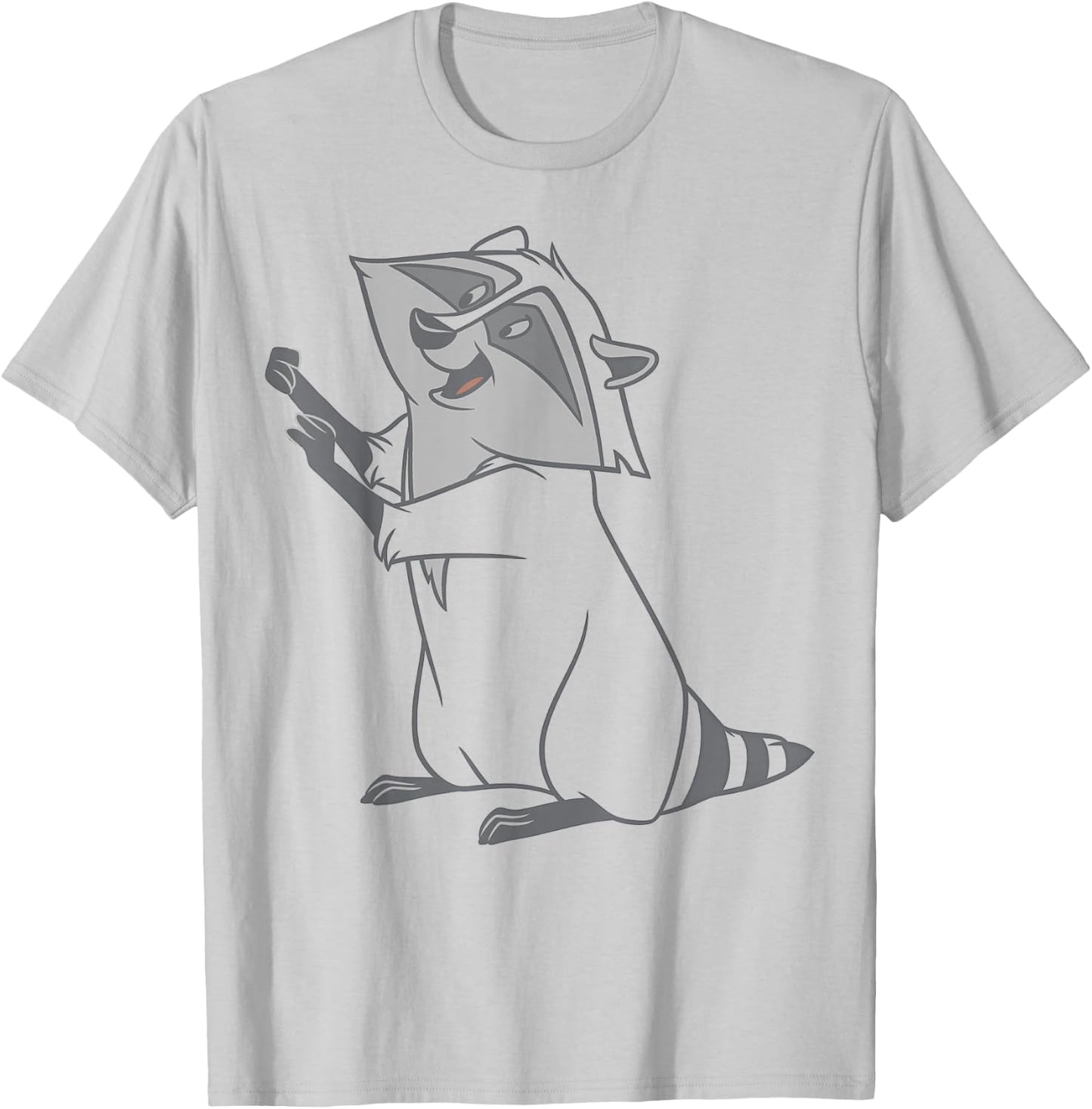 Disney Pocahontas Meeko Big Portrait T-Shirt - T-Shirt | Ash