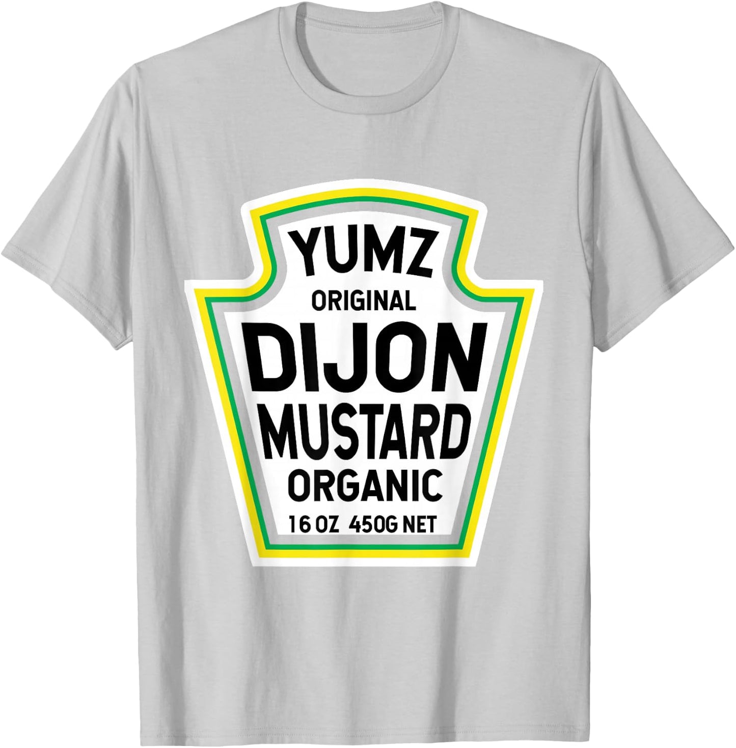 Dijon Mustard Easy Halloween Costume Matching Group Couples T-Shirt - T-Shirt | Ash
