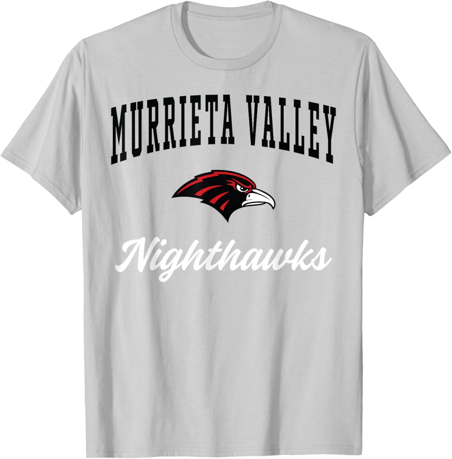 Murrieta Valley High School Nighthawks T-Shirt - T-Shirt | Ash