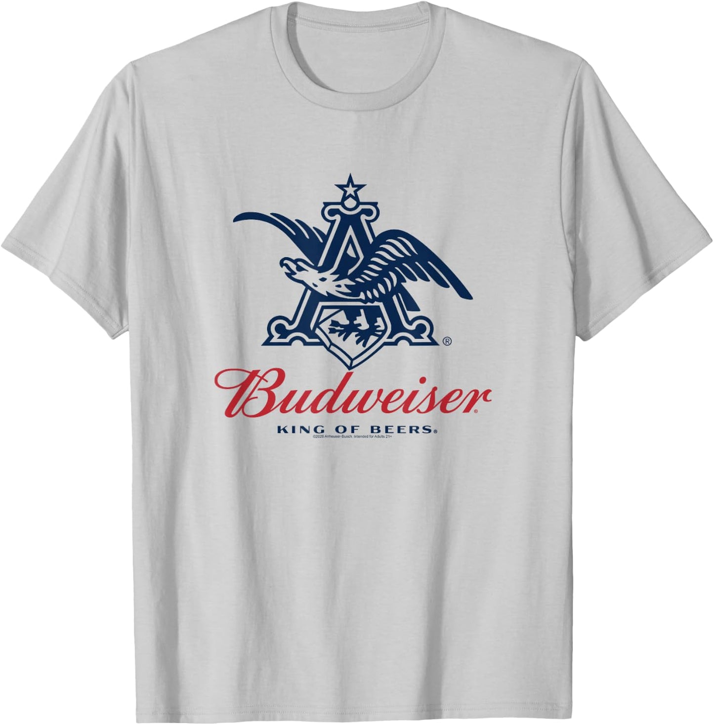King of Beers Emblem T-Shirt - T-Shirt | Ash