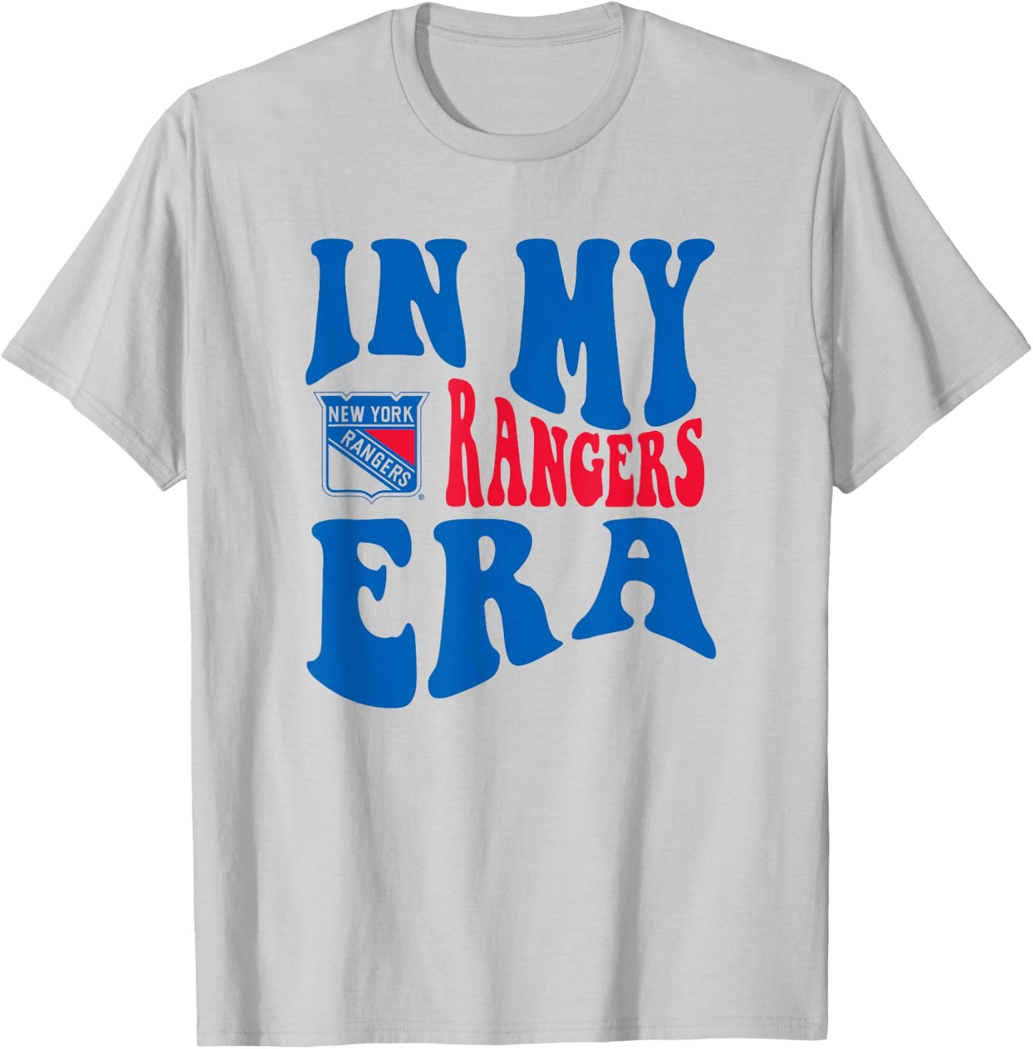 New York Rangers Era White Officially Licensed T-Shirt - T-Shirt | Ash