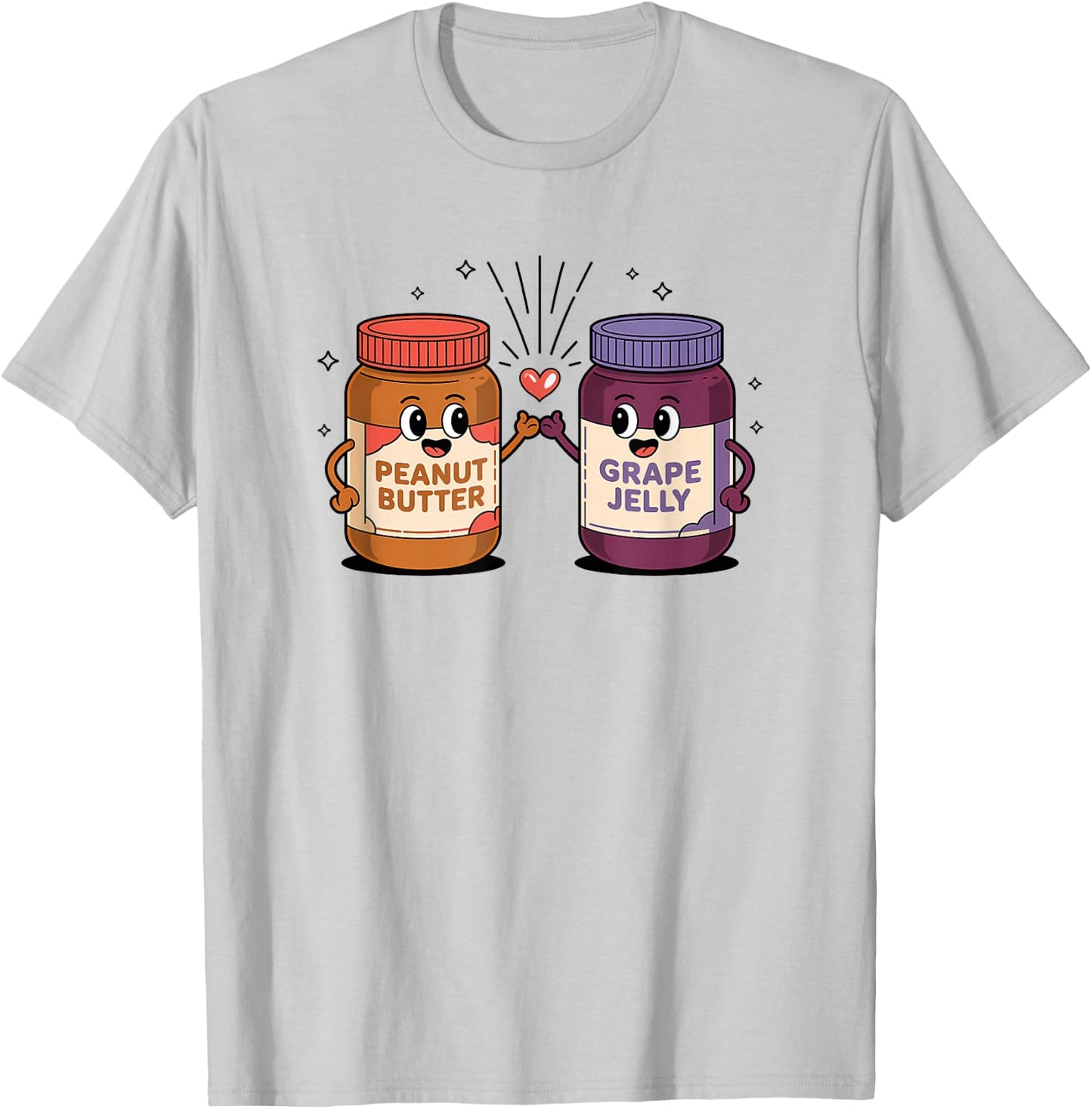 Peanut Butter Jelly best friends love cute kids T-Shirt - T-Shirt | Ash