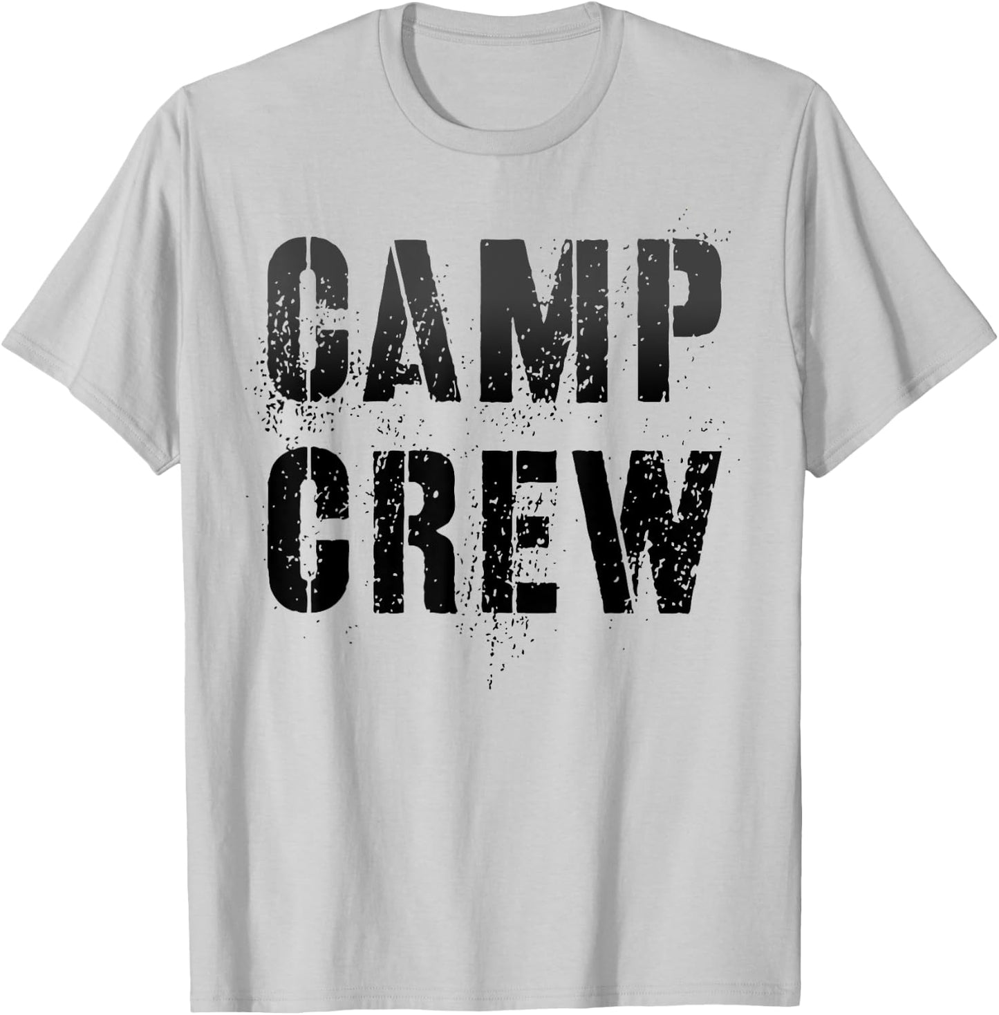 Vintage CAMP CREW Summer Staff Counselor Teacher Nurse Host T-Shirt - T-Shirt | Ash