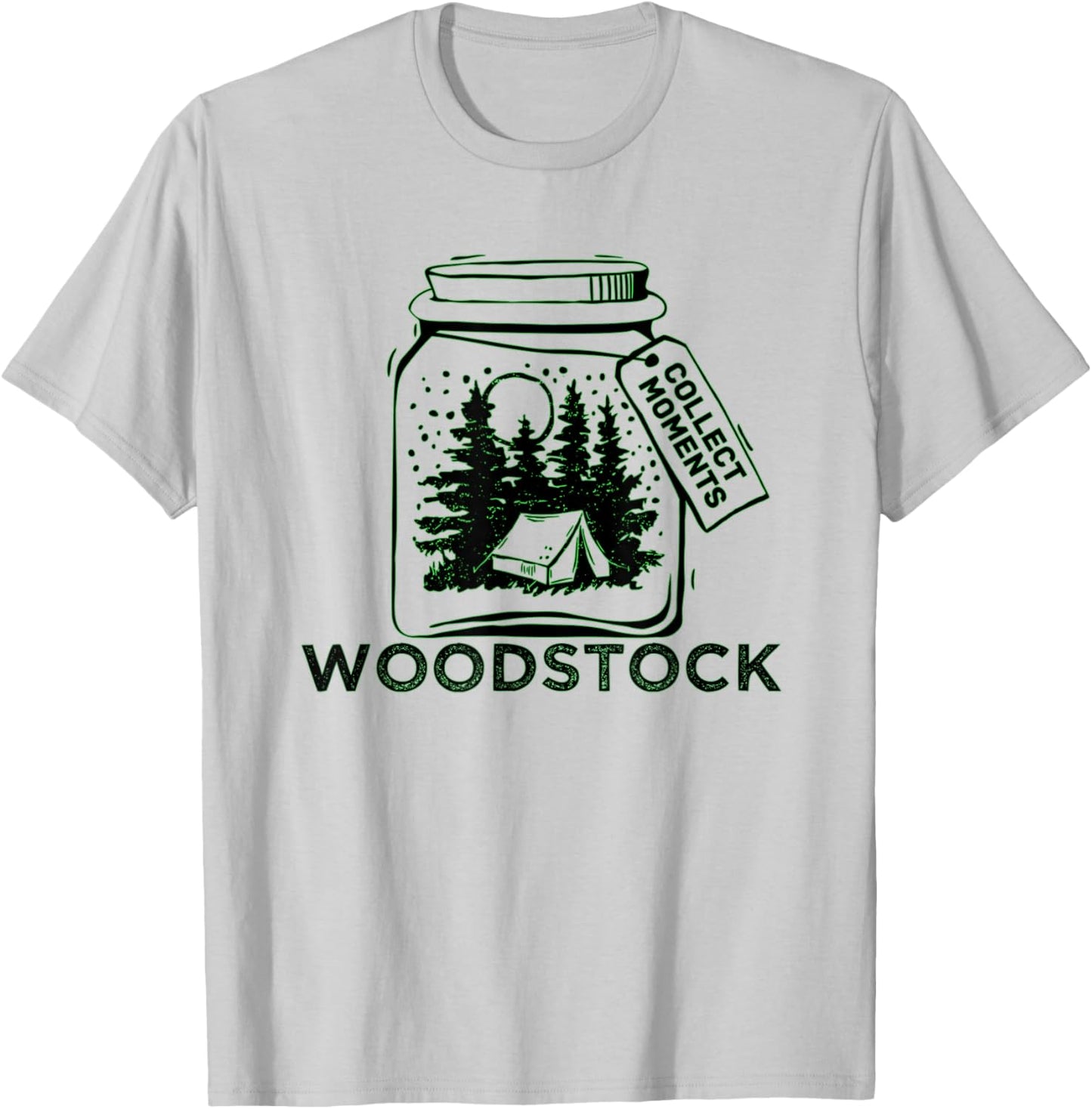 Vintage Woodstock, New York Souvenir T-Shirt - T-Shirt | Ash