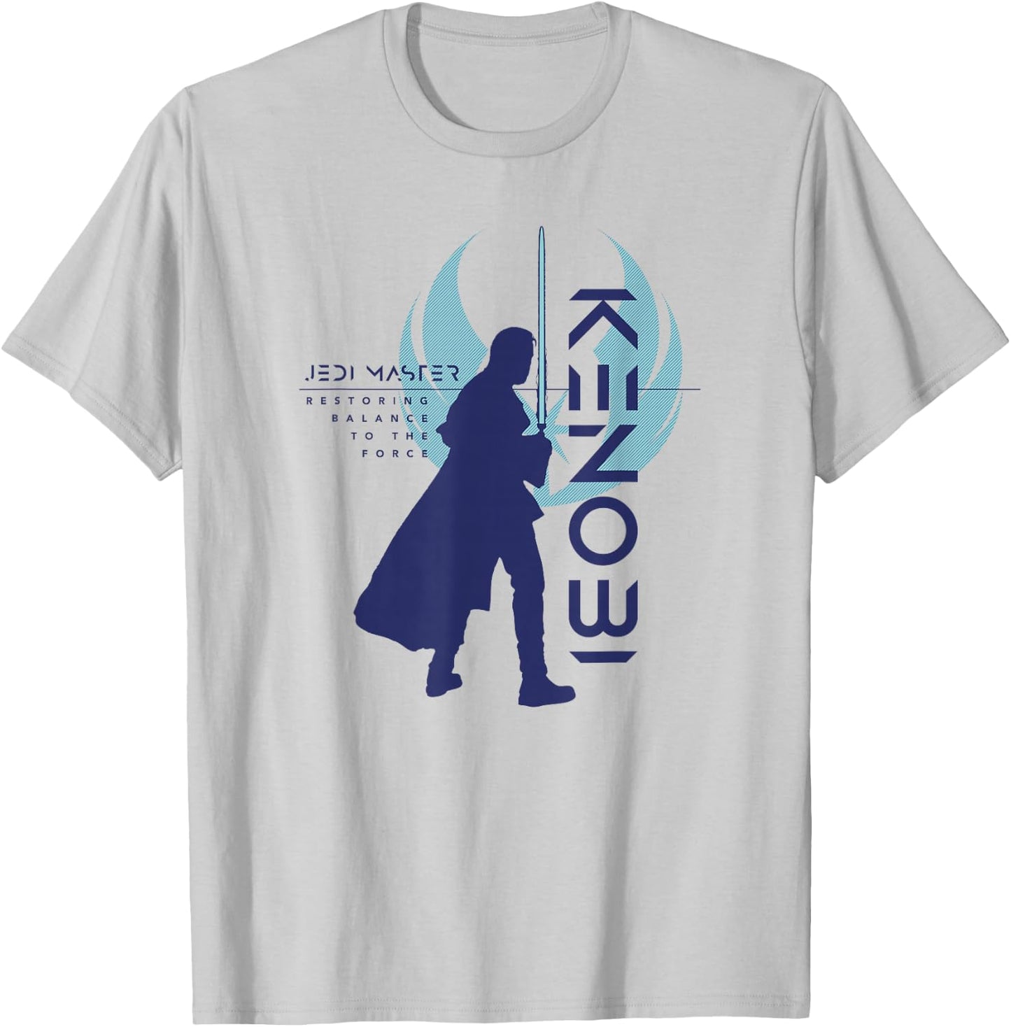 Star Wars Obi-Wan Kenobi Jedi Master Poster T-Shirt - T-Shirt | Ash