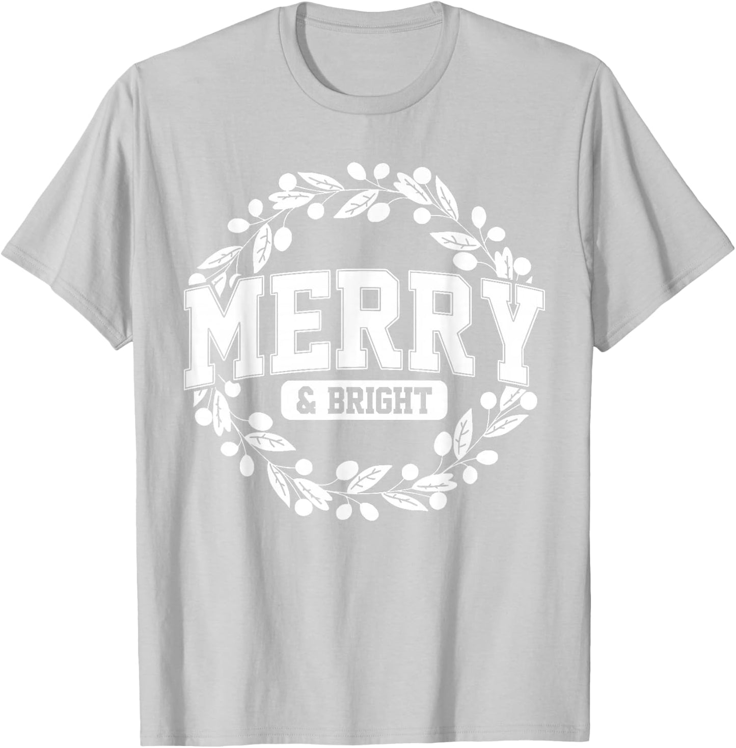 Merry & Bright Moody and Uptight Christmas Matching Couple T-Shirt - T-Shirt | Ash