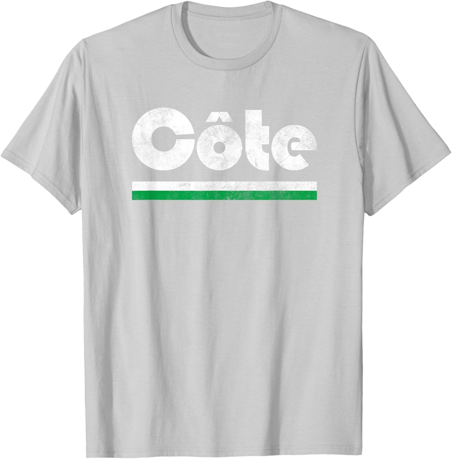 Ivory Coast Côte D'Ivoire Fan Retro Vintage Flag T-Shirt - T-Shirt | Ash