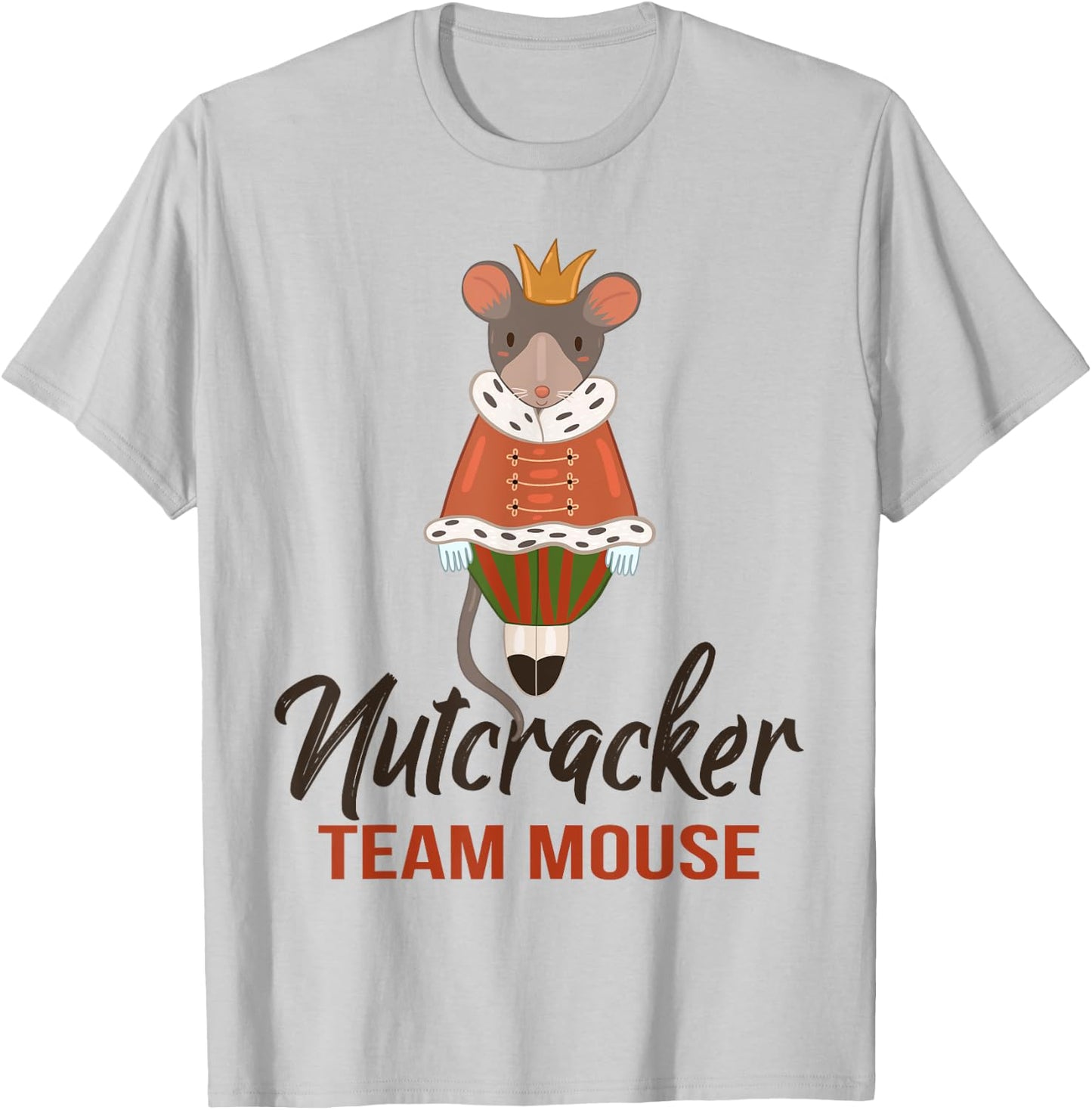 Team Mouse Nutcracker Shirt Christmas Dance Funny Soldier T-Shirt - T-Shirt | Ash