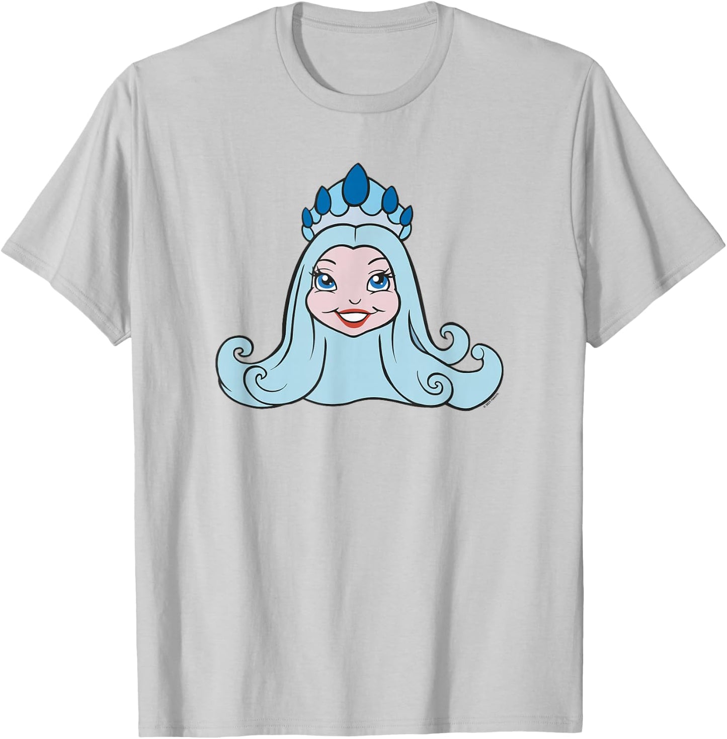 Candy Land Classic Retro Queen Frostine Big Face T-Shirt - T-Shirt | Ash