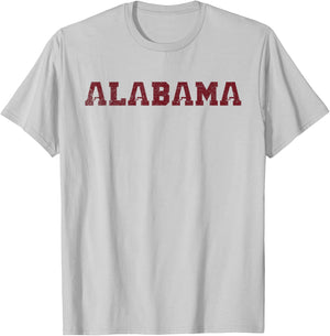 Alabama Retro Vintage T-Shirt - T-Shirt | Ash